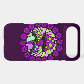 Three Purple Mushrooms Phone Case (Back (Horizontal))