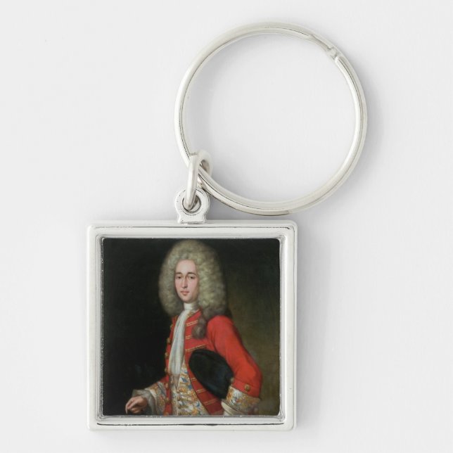 Three-Quarter Length Portrait of a Gentleman Weari Keychain (Front)