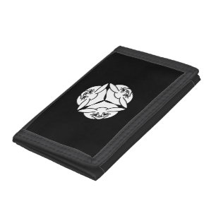 Three rabbits tri-fold wallet