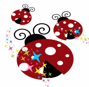 Ladybug Bags Tote Three Red And Black Ladybug With Stars Tote Bag