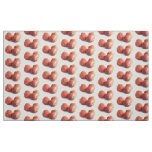 Three red apples fabric