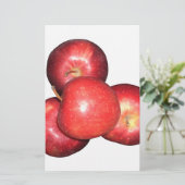Three Red Apples: Vibrant Trio Delight (Standing Front)