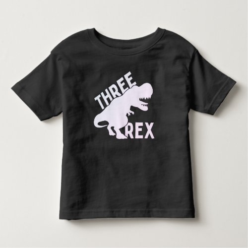 Three Rex 3 rd Birthday ShirtThree Year Olds  Bab Toddler T_shirt