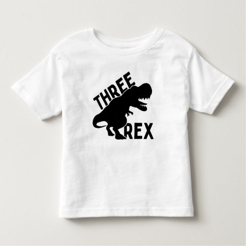 Three Rex 3 rd Birthday ShirtThree Year Olds  Bab Toddler T_shirt