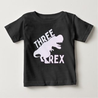 Three Rex 3 rd Birthday Shirt,Three Year Olds Baby T-Shirt