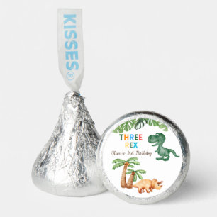 three-rex  3rd birthday party hershey®'s kisses®