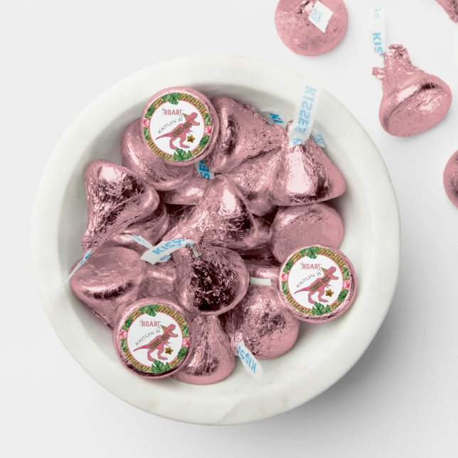 Three-Rex Dinosaur 3rd Birthday Napkins Hershey®'s Kisses® (Assorted)