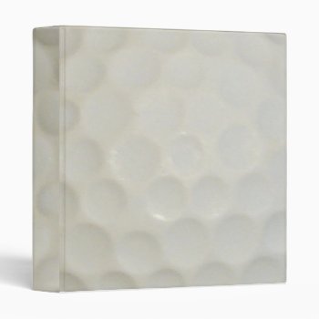 Three-ring Binder - Golf Ball Live by SixCentsStudio at Zazzle