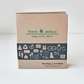 Three Ring Binder Wedding Planning Kit (Front)