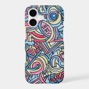 Three Ring Circus-Hand Painted Abstract Art iPhone 17 Case