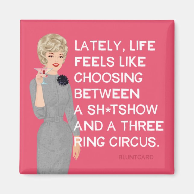 Three ring circus magnet (Front)