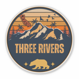 Three Rivers, California Sticker
