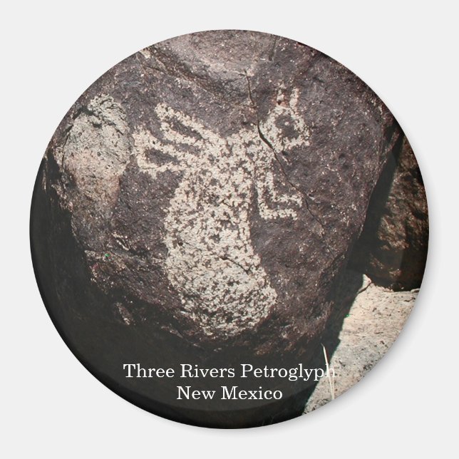 Three Rivers Petroglyph Magnet (Front)