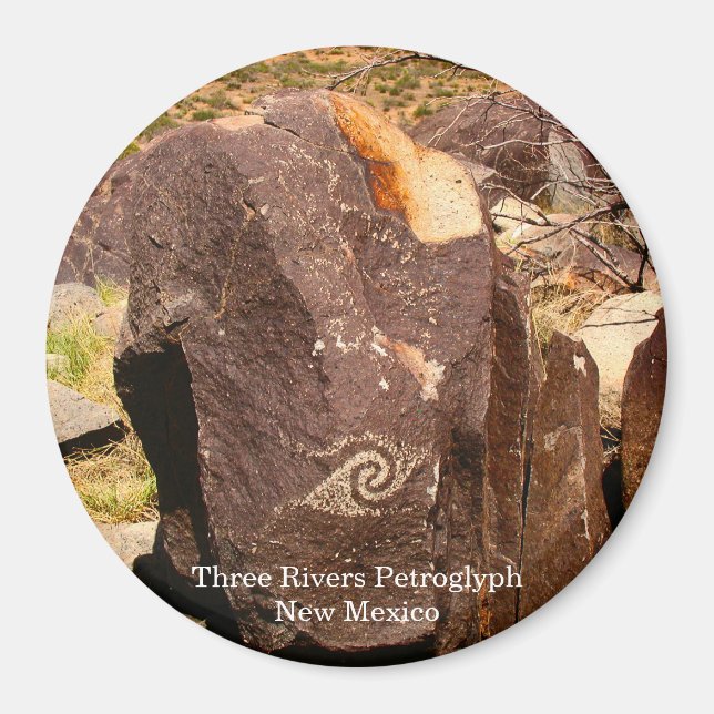 Three Rivers Petroglyph Magnet (Front)