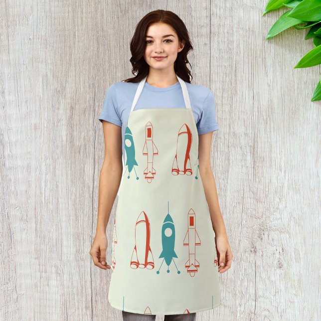 Three Rockets For Space Travel Apron (Creator Uploaded)