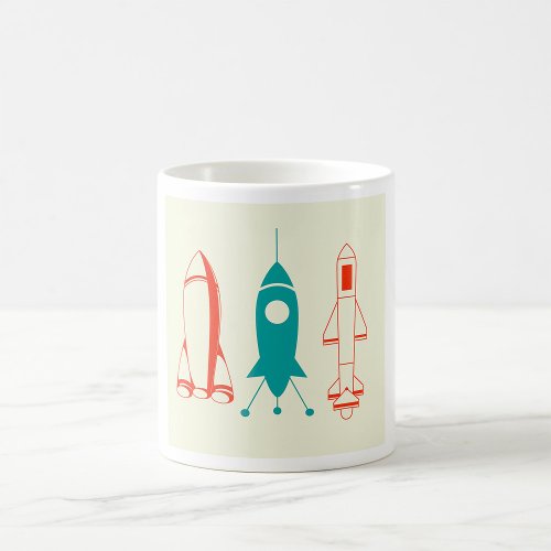 Three Rockets For Space Travel Coffee Mug