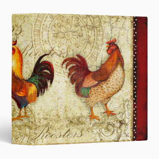Three Roosters Binder