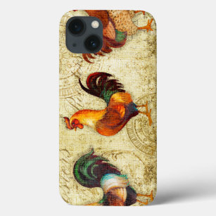 Three Roosters iPhone 13 Case