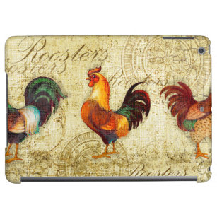 Three Roosters iPad Air Case