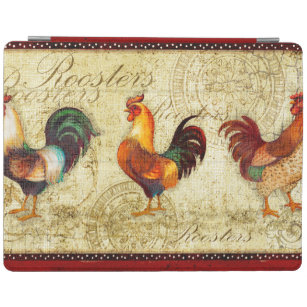 Three Roosters iPad Smart Cover