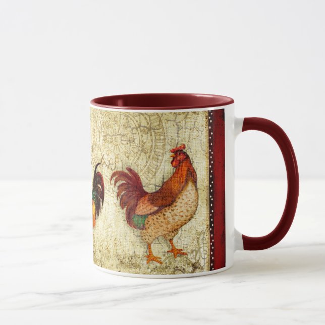 Three Roosters Mug (Right)