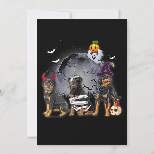 Three Rottweilers Satan Witch Mummy Halloween Cost (Front)