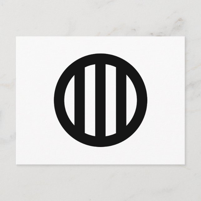 Three Round Draw Postcard (Front)