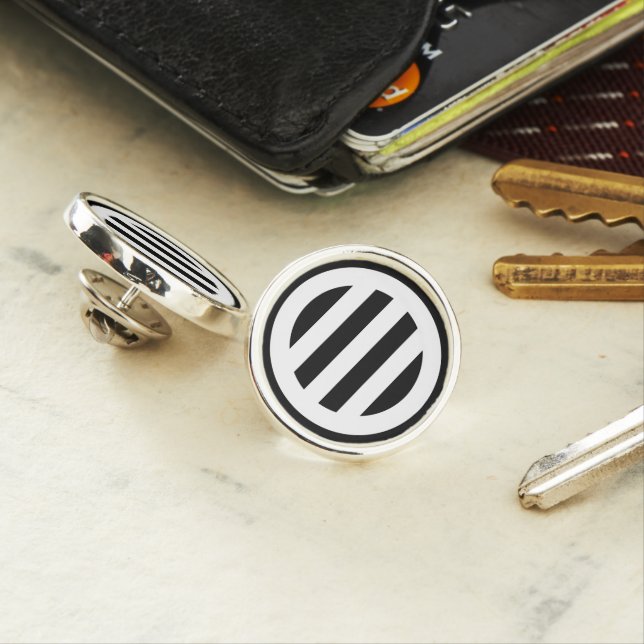 Three Rounds Lapel Pin (In Situ)