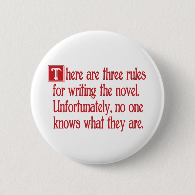 Three Rules Button (Front)