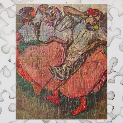 Three Russian Dancers by Edgar Degas Jigsaw Puzzle