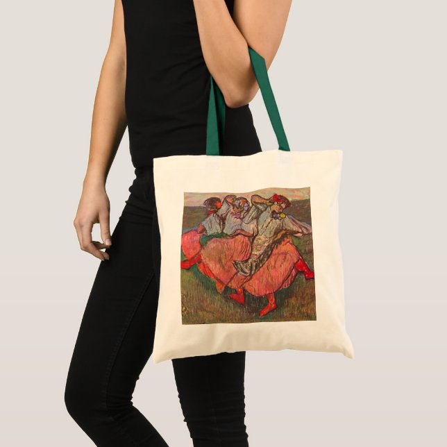 Three Russian Dancers by Edgar Degas Tote Bag (Front (Product))