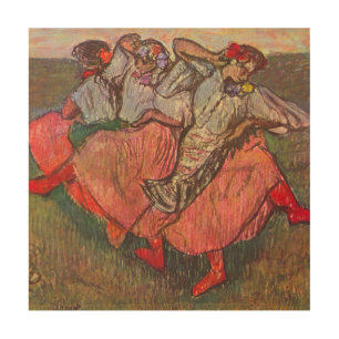 Three Russian Dancers by Edgar Degas Wood Wall Decor