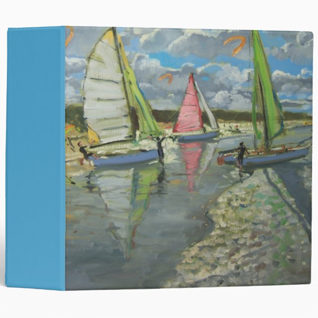 Three Sailboats Bray Dunes France Binder (Front/Spine)