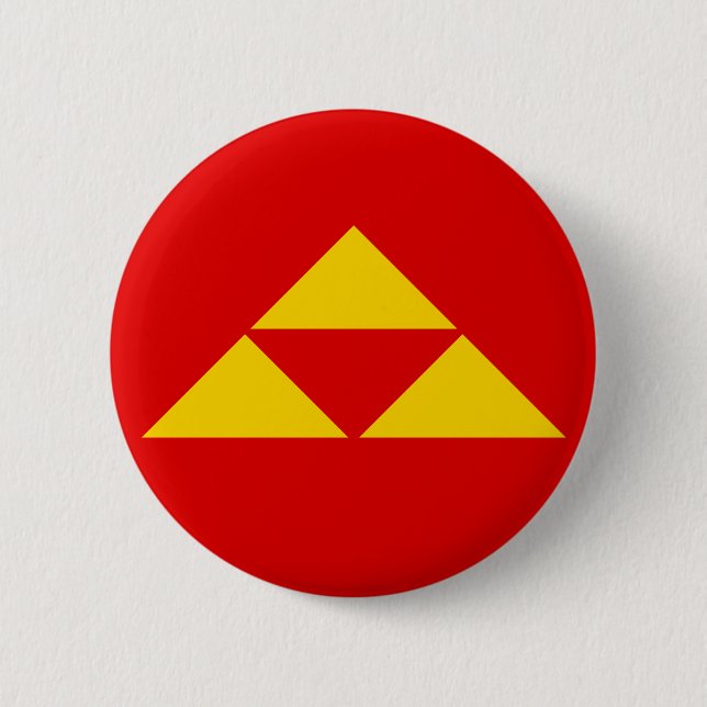 Three scales Mitsu-uroko Button (Front)