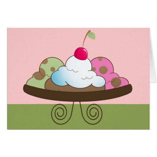Three Scoops Cards (Front Horizontal)