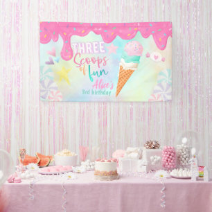 Three Scoops of Fun Banner