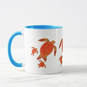 Three Sea Turtles Mug