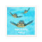Three Sea Turtles Swimming