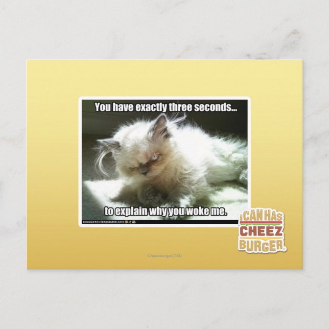 Three seconds postcard (Front)