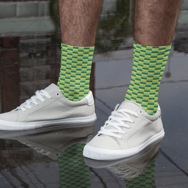 Three shades of green (lime, spring, fir) socks (Creator Uploaded)