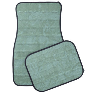 Three Shades of Green Movement Car Floor Mat