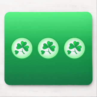 Three Shamrocks Mouse Pad