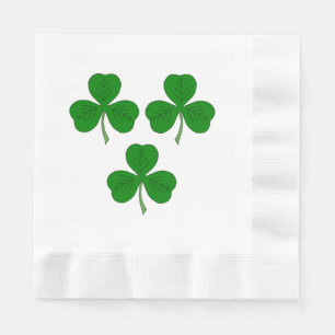 Three Shamrocks Napkins