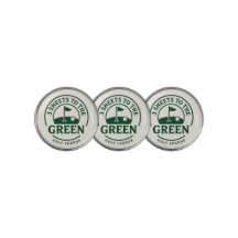 Three sheets to the green ball marker