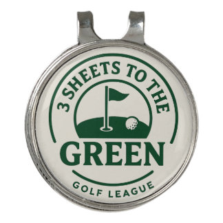 Three Sheets to the green ball marker Golf Hat Clip
