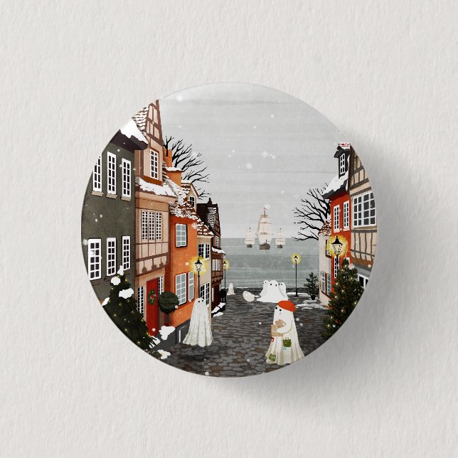 Three Ships Button (Front)