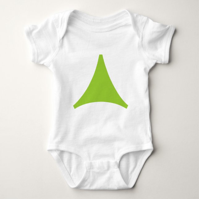 Three sided Arrow Baby Bodysuit (Front)