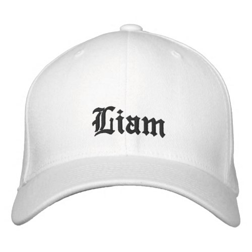 Three_Sided Printed Liam Collection Embroidered Baseball Cap