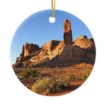 Three Sisters at Arches National Park Ceramic Ornament