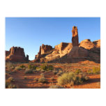 Three Sisters at Arches National Park Poster